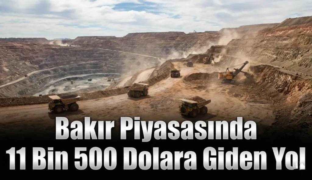 Bakır fiyatları 11500 dolar